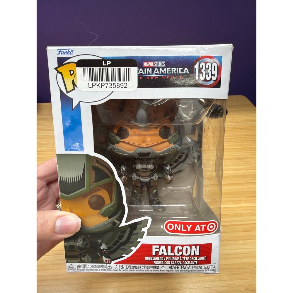 Funko Pop‎ Falcon #1339 Captain America Brave New World Target Exclusive NIB